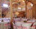 Whether you want an outdoor wedding or an intimate barn gathering, don't forget about the reception! Our barn rivals any reception hall and can accommodate up to 300 guests! 