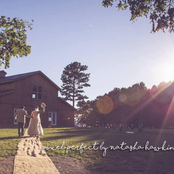 We love to see brides and grooms say "I do" at our farm! 